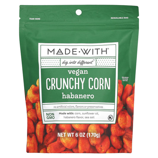 Made With, Vegan Crunchy Corn, Habanero, 6 oz (170 g) - Image 1