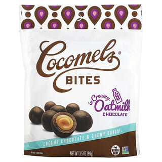 Cocomels Creamy Chocolate & Chewy Caramel Bites, Vegan, Non-Dairy