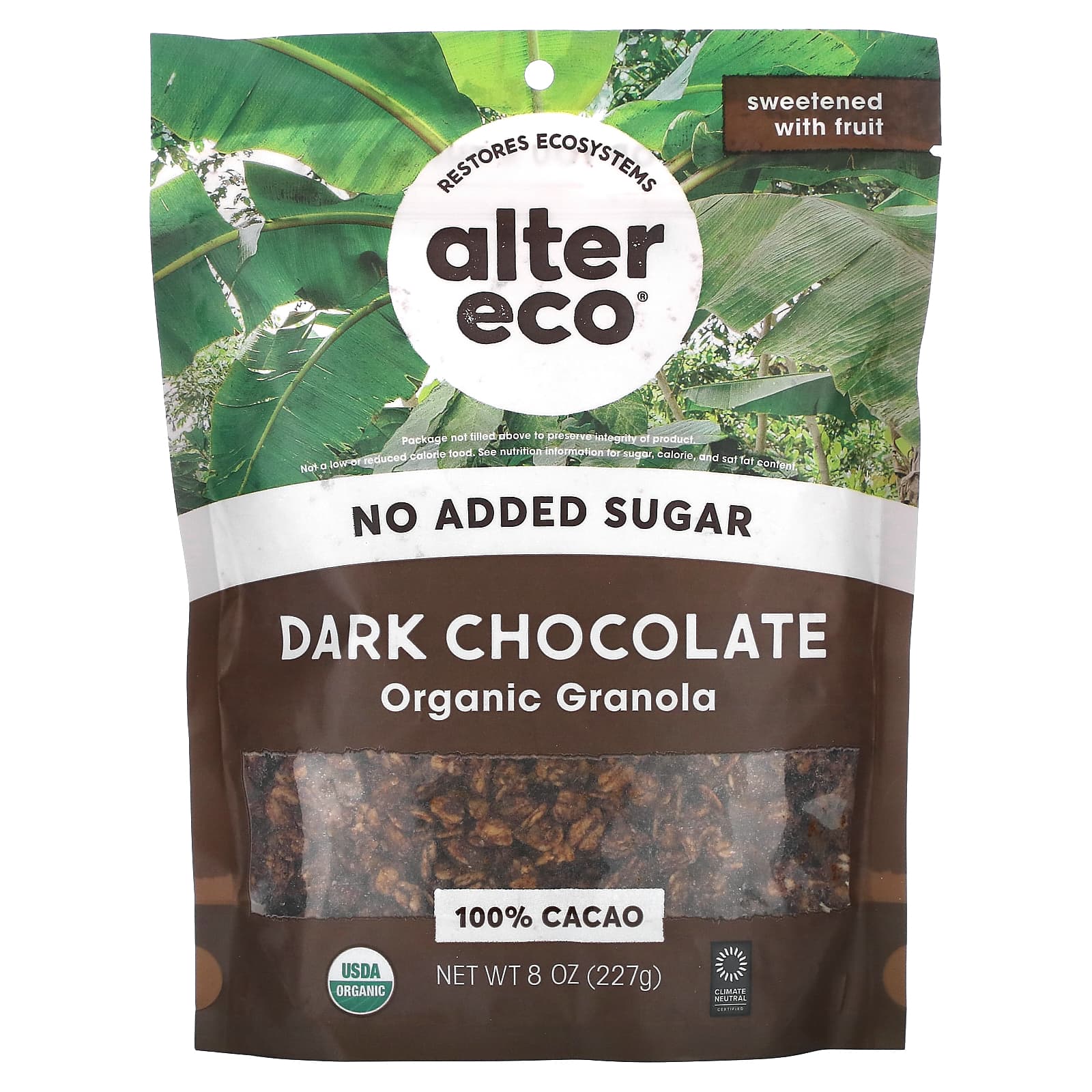 Dark Chocolate Organic Granola by Alter Eco, USDA Organic & Climate Neutral - Image 1