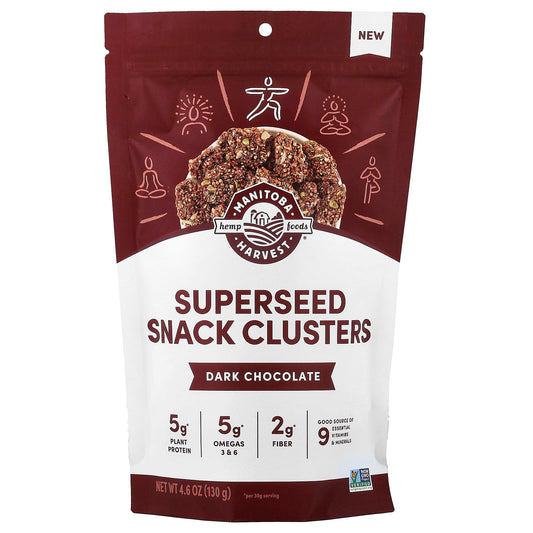 Manitoba Harvest, Superseed Snack Clusters, Dark Chocolate, 4.6 oz (130 g) - Image 1