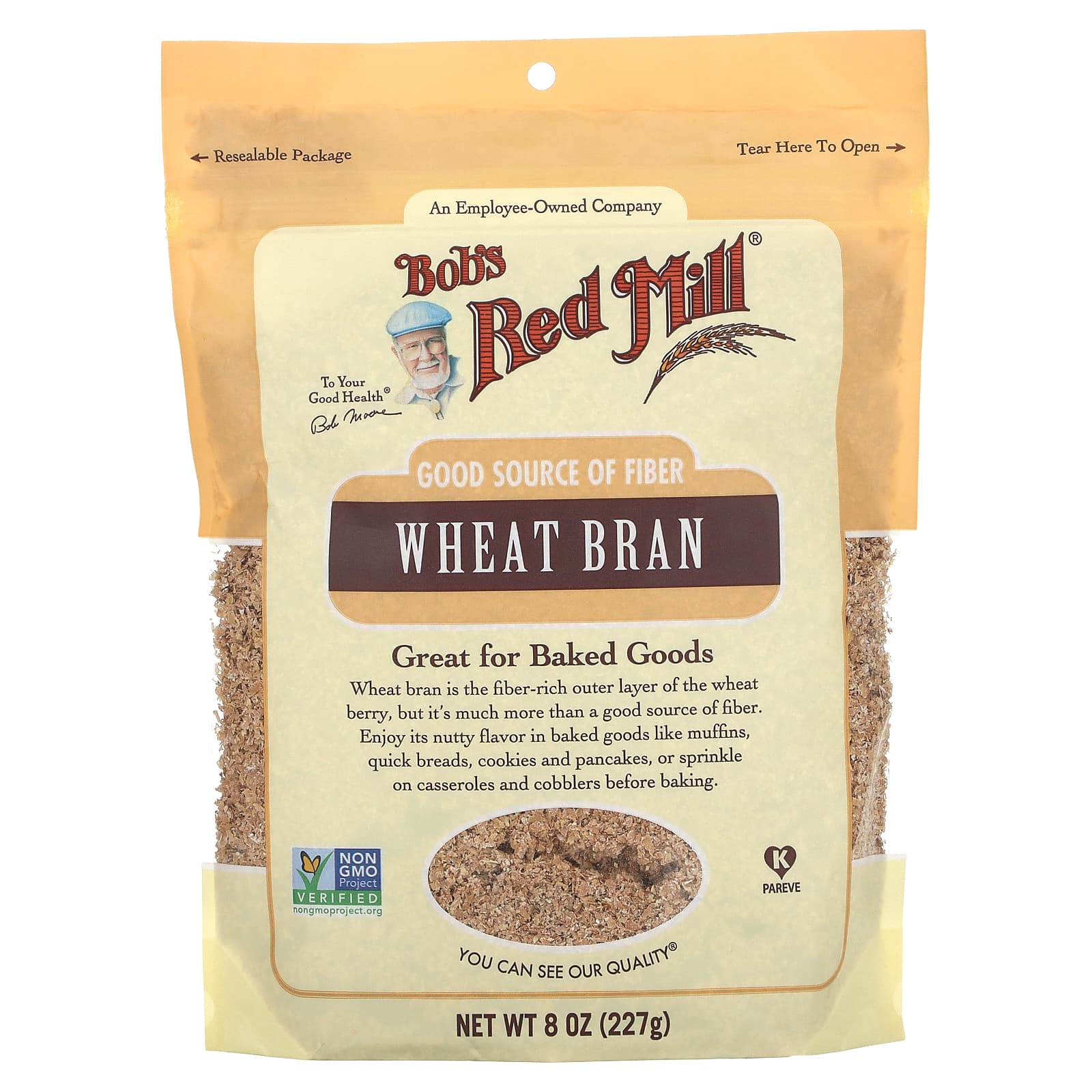 Nutritious Wheat Bran by Bob's Red Mill - 8 oz - Image 1