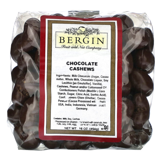 Indulge in Rich Bergin Fruit & Nut Chocolate Cashews (16 oz, 454g) - Image 1