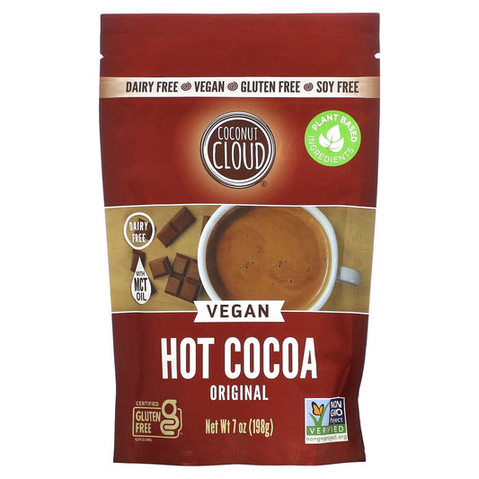 Coconut Cloud Vegan Hot Cocoa, Original, 7 oz - Dairy Free, Plant-Based - Image 1
