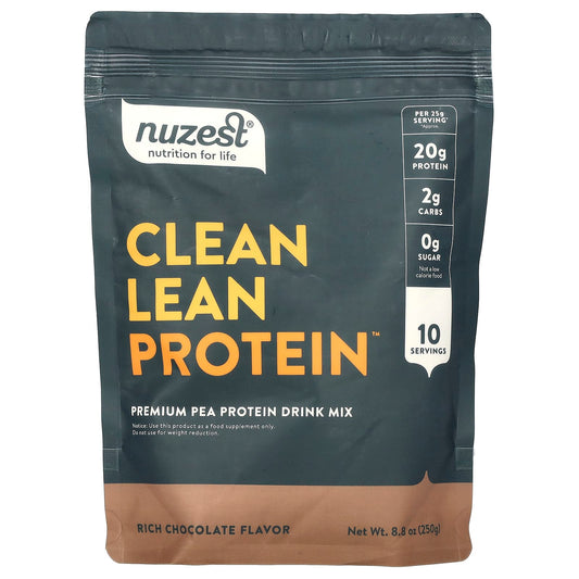 Nuzest, Clean Lean Protein, Rich Chocolate, 8.8 oz (250 g) - Image 1