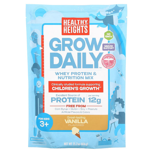 Healthy Kids Grow Daily Whey Protein Nutrition Mix Vanilla 3+ Years - Image 1
