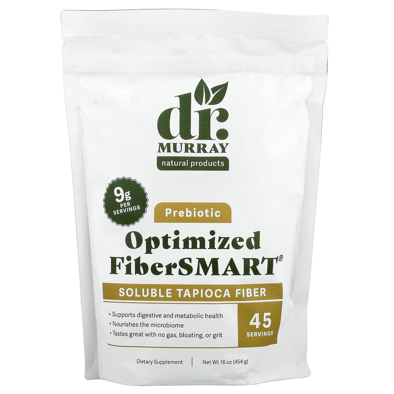 Dr. Murray's Optimized FiberSMART Soluble Tapioca Fiber - 16 oz (454g) - Image 1