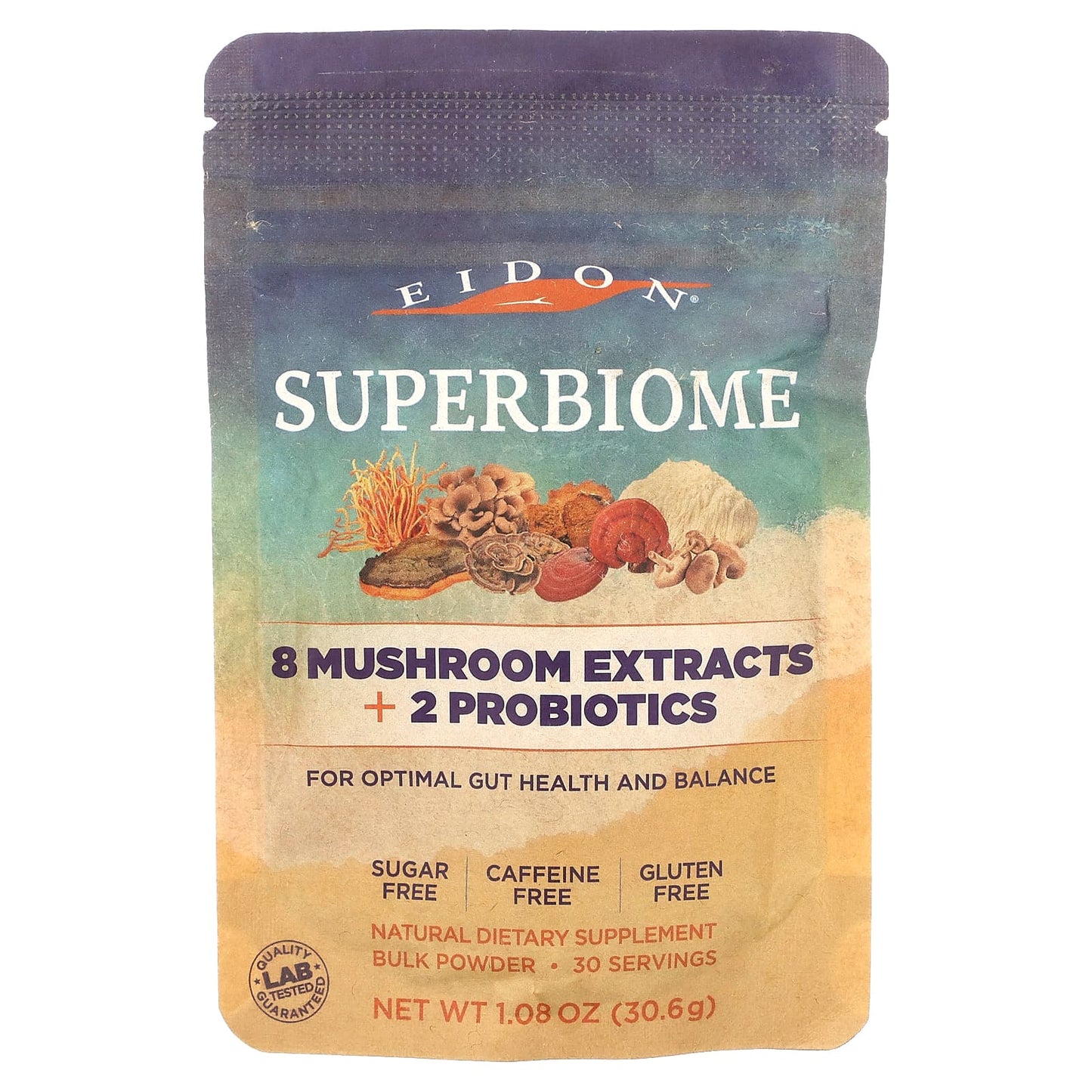 Eidon 8 Mushroom Extracts + 2 Probiotics for Optimal Gut Health - Image 1