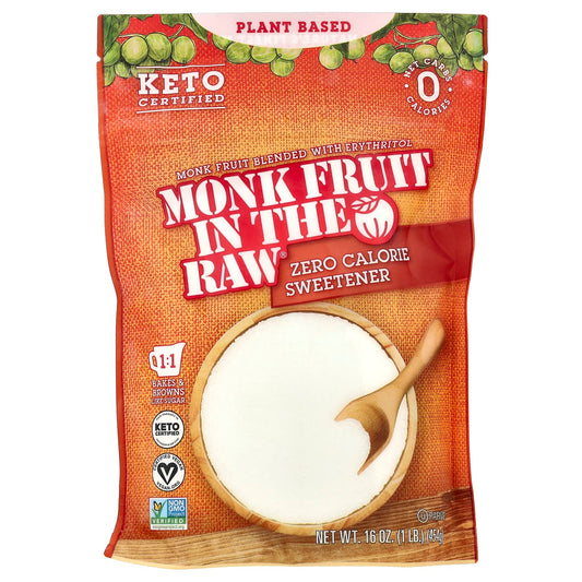 Zero-Calorie Monk Fruit Sweetener by In the Raw, 16 oz (454 g) - Image 1