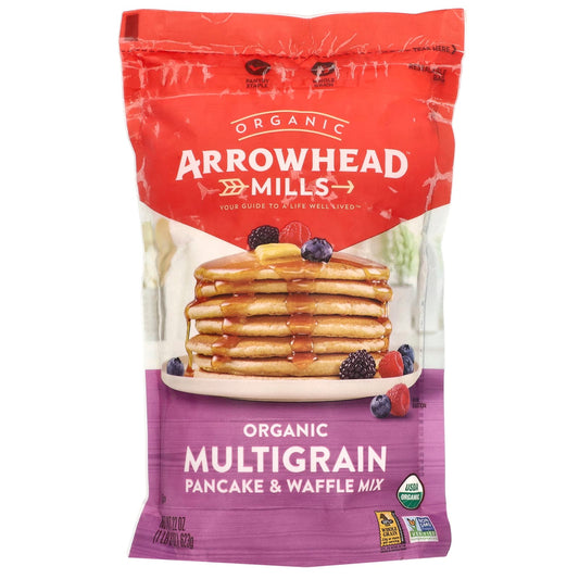 Organic Multigrain Pancake & Waffle Mix - 22 oz by Arrowhead Mills - Image 1