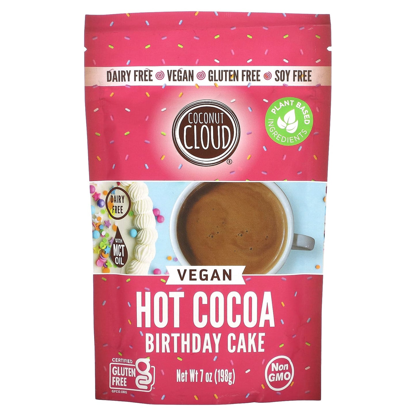 Birthday Cake Vegan Hot Cocoa by Coconut Cloud - Dairy Free & Delicious - Image 1