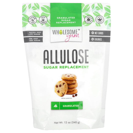 Wholesome Yum, Allulose Sugar Replacement, Granulated, 12 oz (340 g) - Image 1