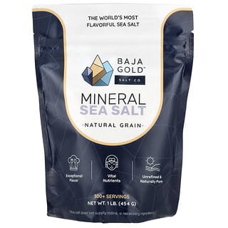 Baja Gold Mineral Sea Salt - Natural, Unrefined, Keto Friendly