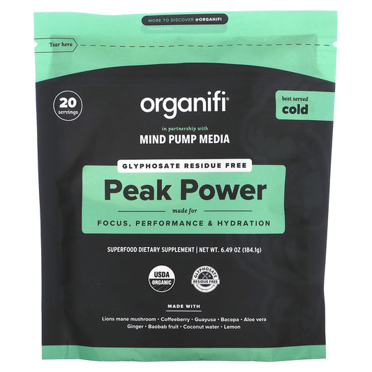 Organifi, Peak Power, 6.49 oz (184.1 g) - Image 1
