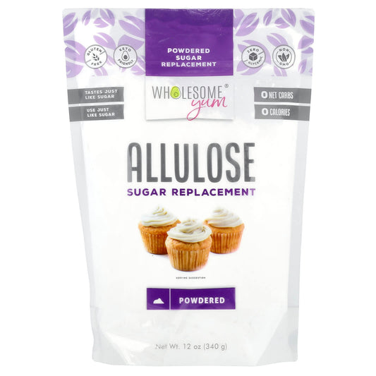 Wholesome Yum, Allulose Powdered Sugar Replacement, 12 oz (340 g) - Image 1