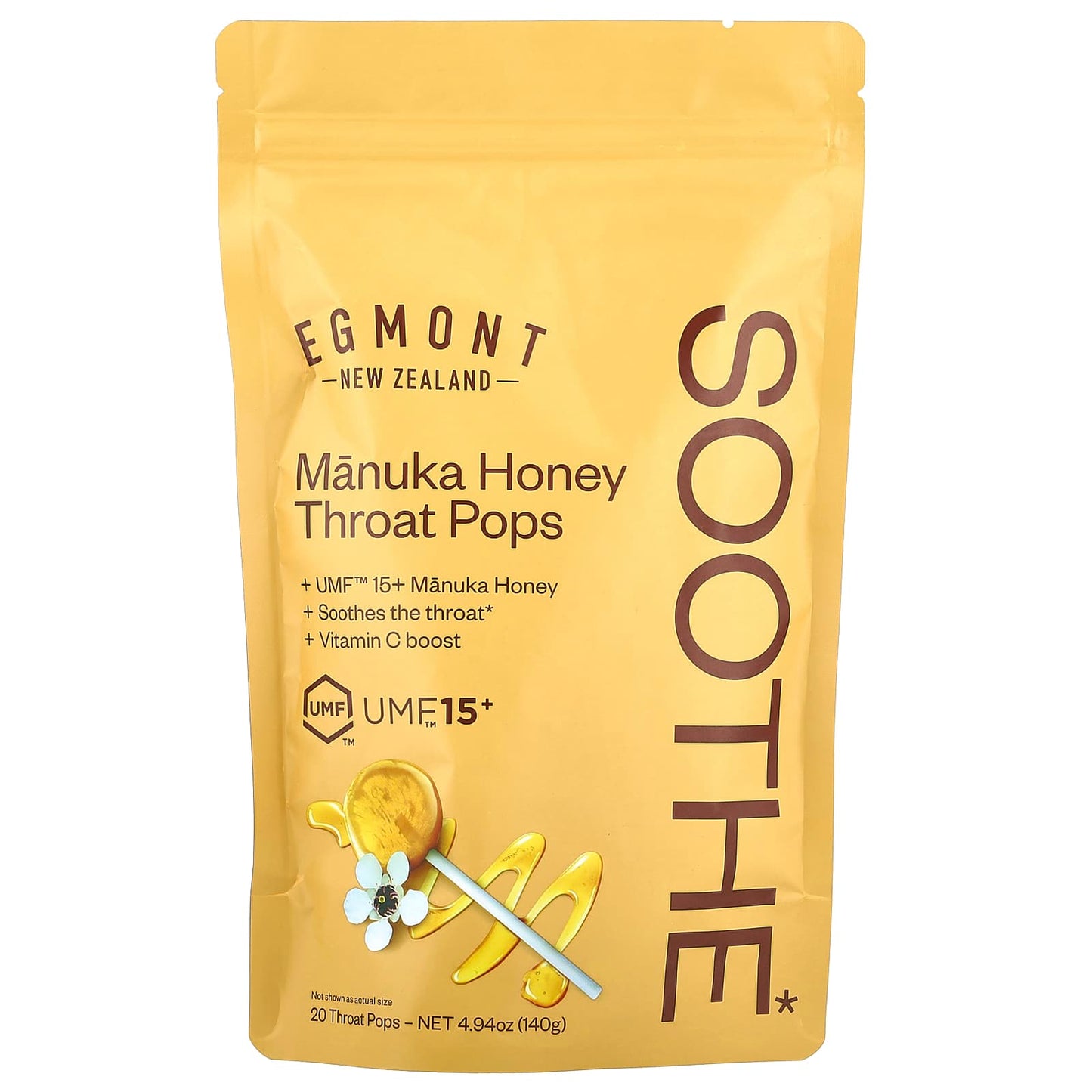 Natural Throat Relief with Egmont Manuka Honey UMF 15+ Drops - Image 1