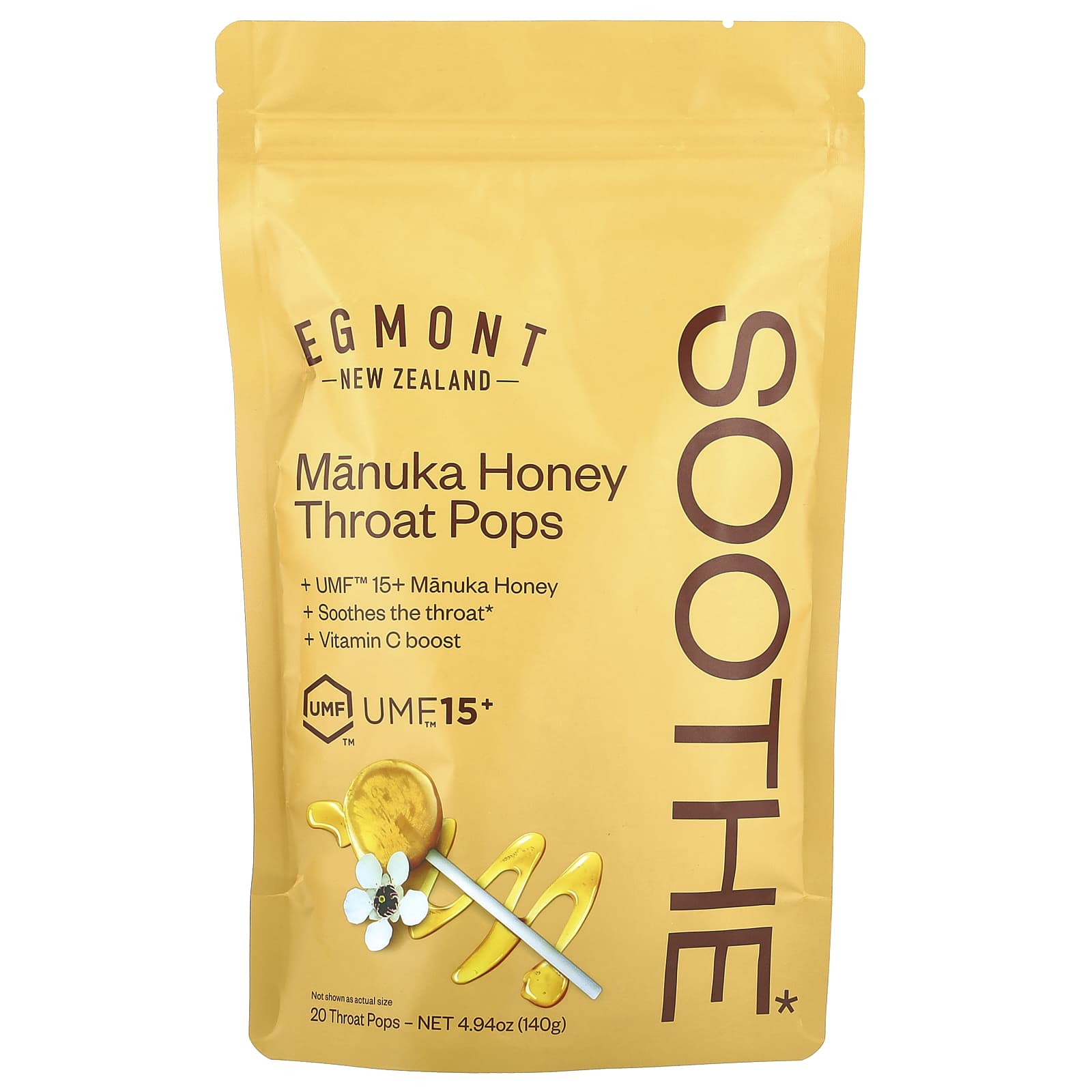 Natural Throat Relief with Egmont Manuka Honey UMF 15+ Drops - Image 1