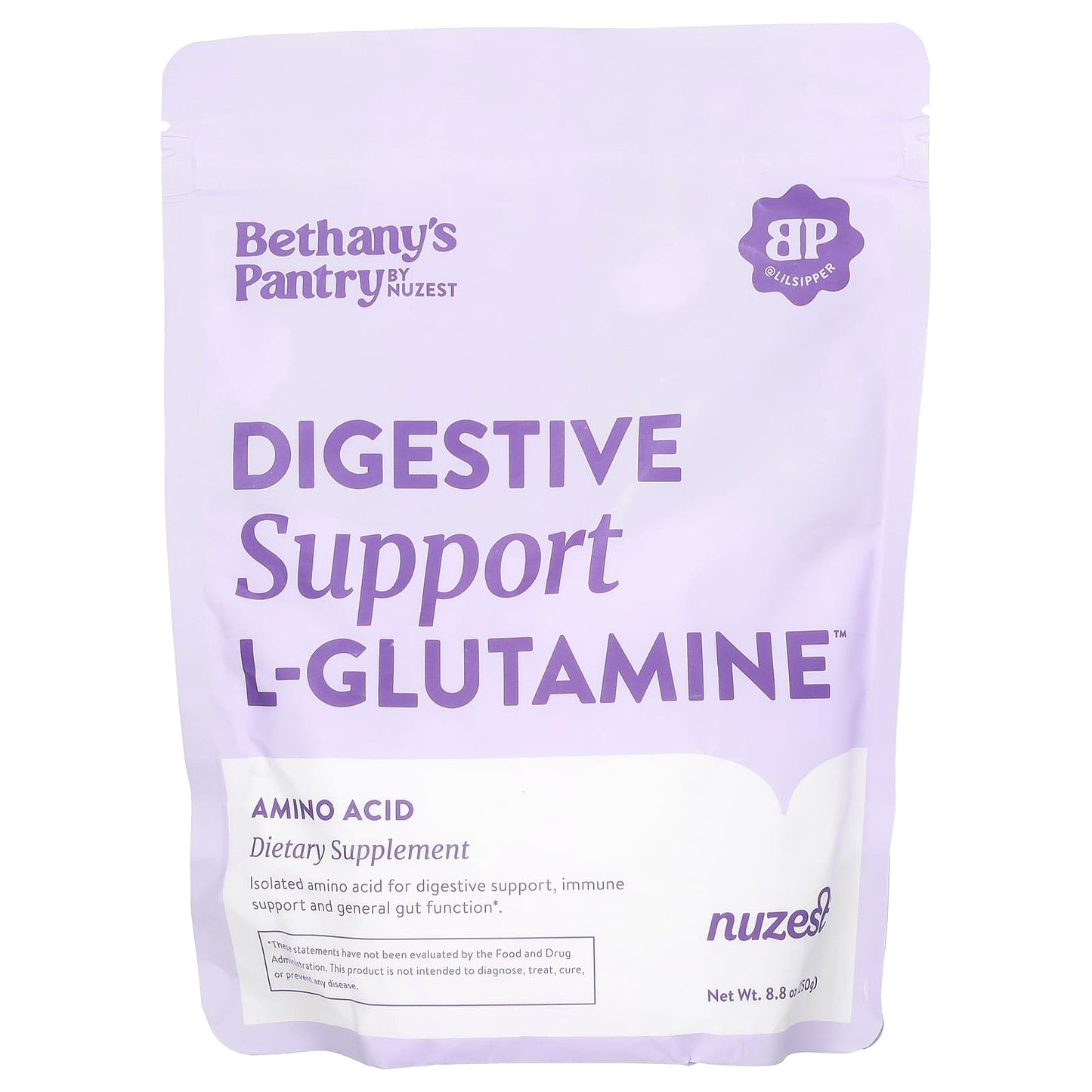 Nuzest, Digestive Support L-Glutamine, 8.8 oz (250 g) - Image 1
