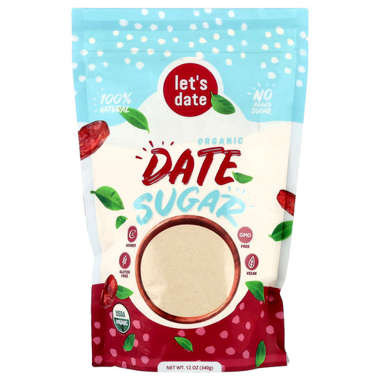 Let's Date, Organic Date Sugar, 12 oz (340 g) - Image 1