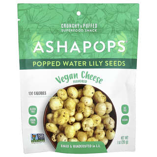 Crunchy Popped Water Lily Seeds - Vegan Cheese Snack 1 oz (28g)