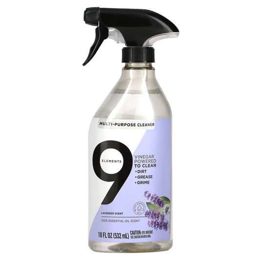 Lavender Multi-Purpose Cleaner by 9 Elements - 18 fl oz (532 ml) - Image 1
