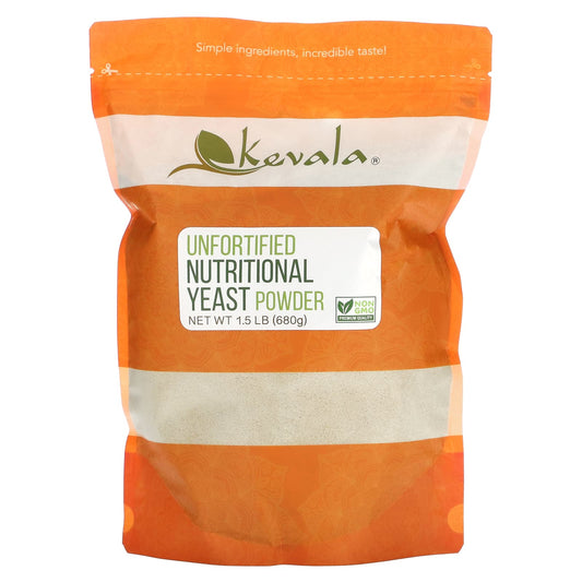 Kevala, Unfortified Nutritional Yeast Powder, 1.5 lb (680 g) - Image 1