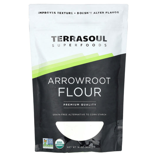 Terrasoul Superfoods, Arrowroot Flour, 16 oz (454 g) - Image 1