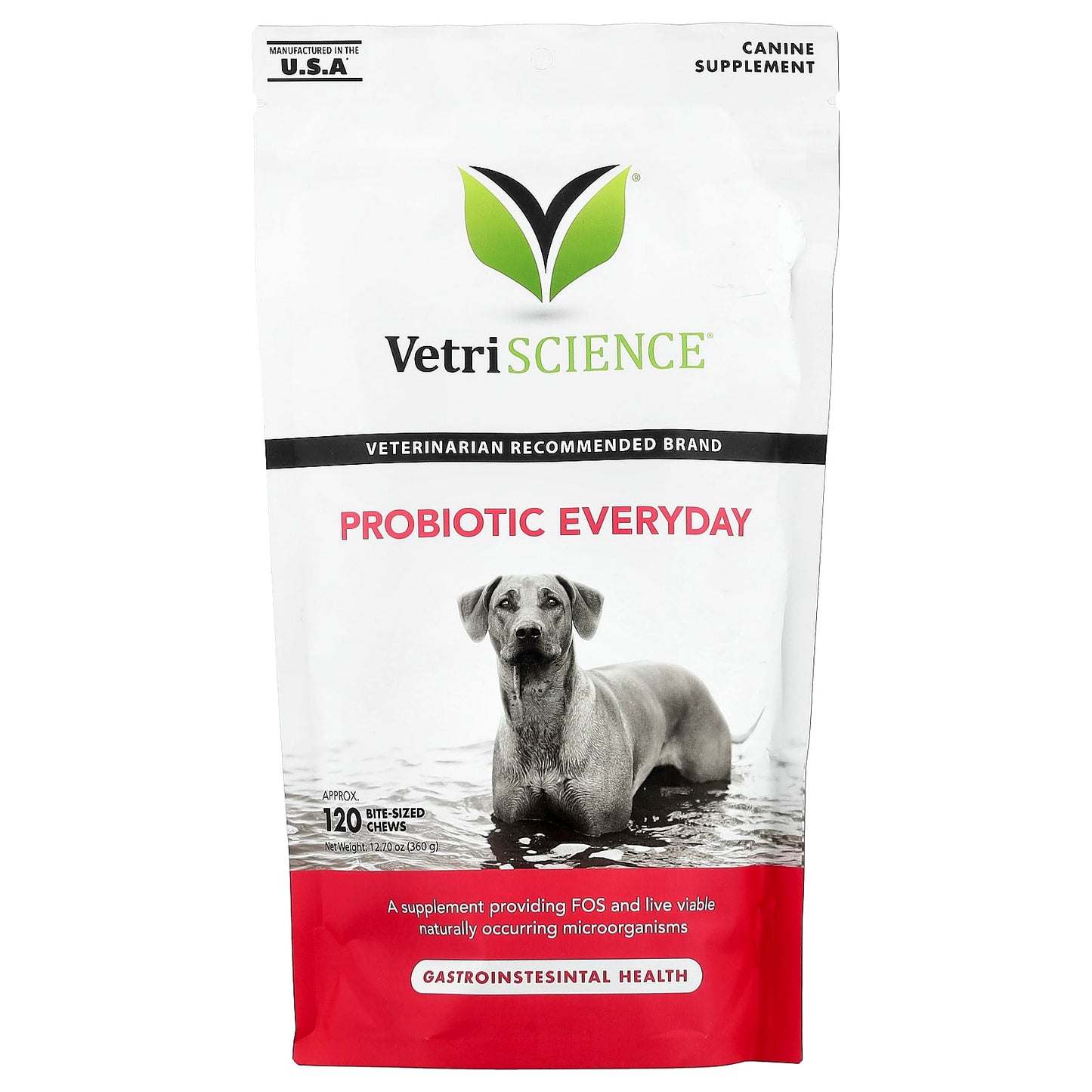 Vetriscience, Probiotic Everyday, For Dogs, 120 Bite-Sized Chews, 12.7 oz (360 g) - Image 1