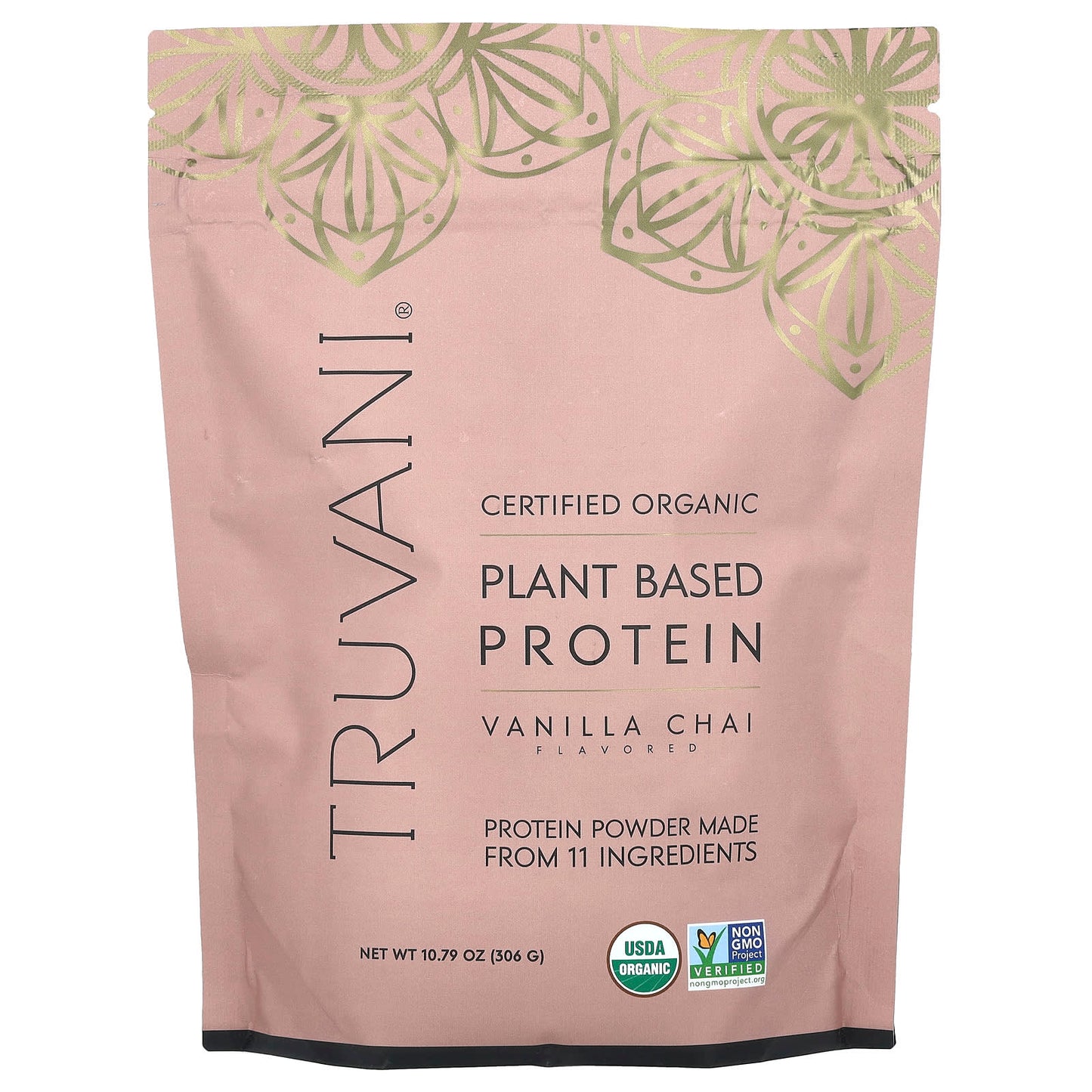 Truvani, Plant Based Protein, Vanilla Chai, 10.79 oz (306 g) - Image 1