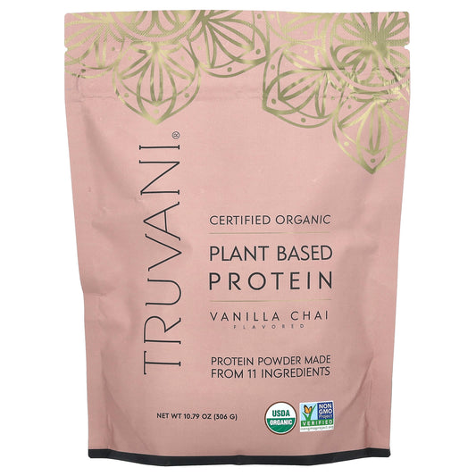 Truvani, Plant Based Protein, Vanilla Chai, 10.79 oz (306 g) - Image 1