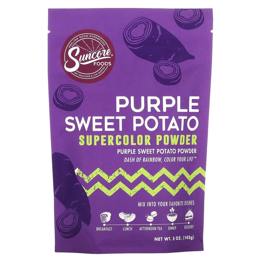 Suncore Foods, Purple Sweet Potato, Supercolor Powder, 5 oz (142 g) - Image 1