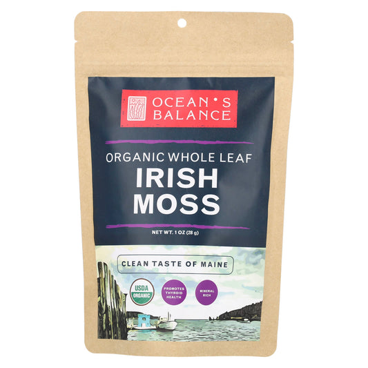 Ocean's Balance, Organic Whole Leaf Irish Moss, 1 oz (28 g) - Image 1