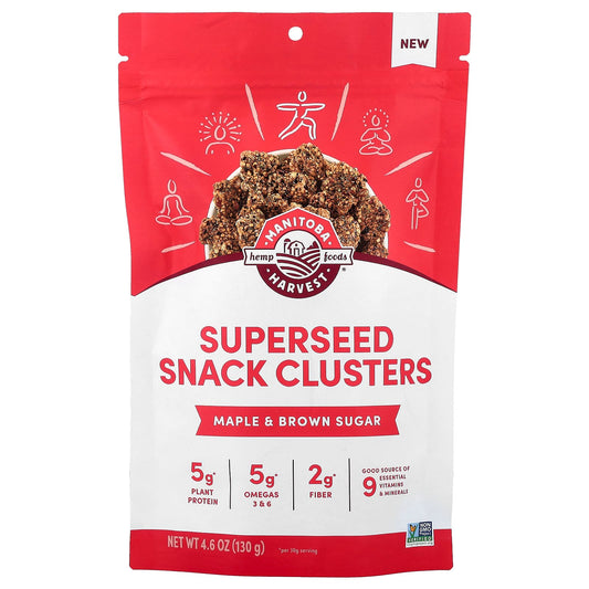 Manitoba Harvest, Superseed Snack Clusters, Maple & Brown Sugar, 4.6 oz (130 g) - Image 1