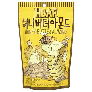 Delicious Honey Butter Almond Spread by HBAF, 4.23 oz (120 g)