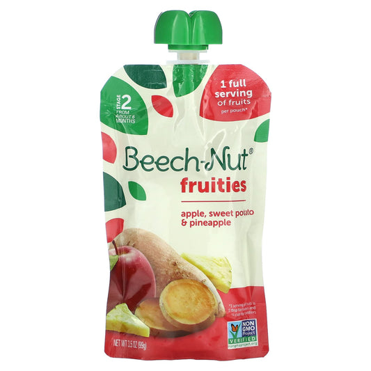 Beech-Nut Stage 2 Fruities Baby Food Pouches for 6+ Months - Image 1