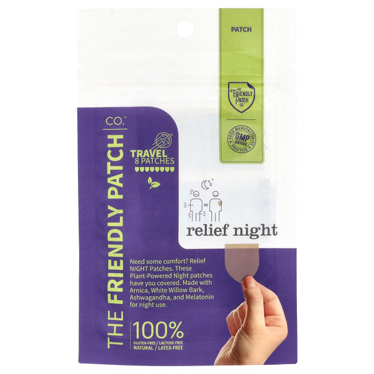 The Friendly Patch, Travel Patches, Relief Night, 8 Patches - Image 1