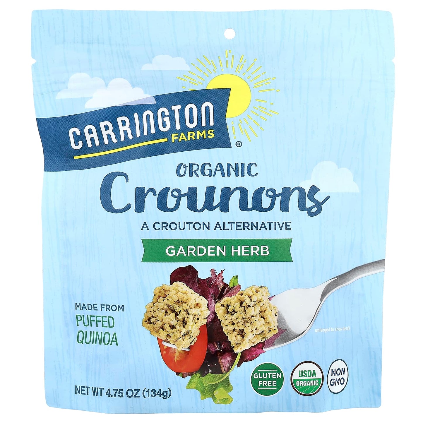 Organic Quinoa Croutons | Gluten Free, Non GMO | Carrington Farms - Image 1