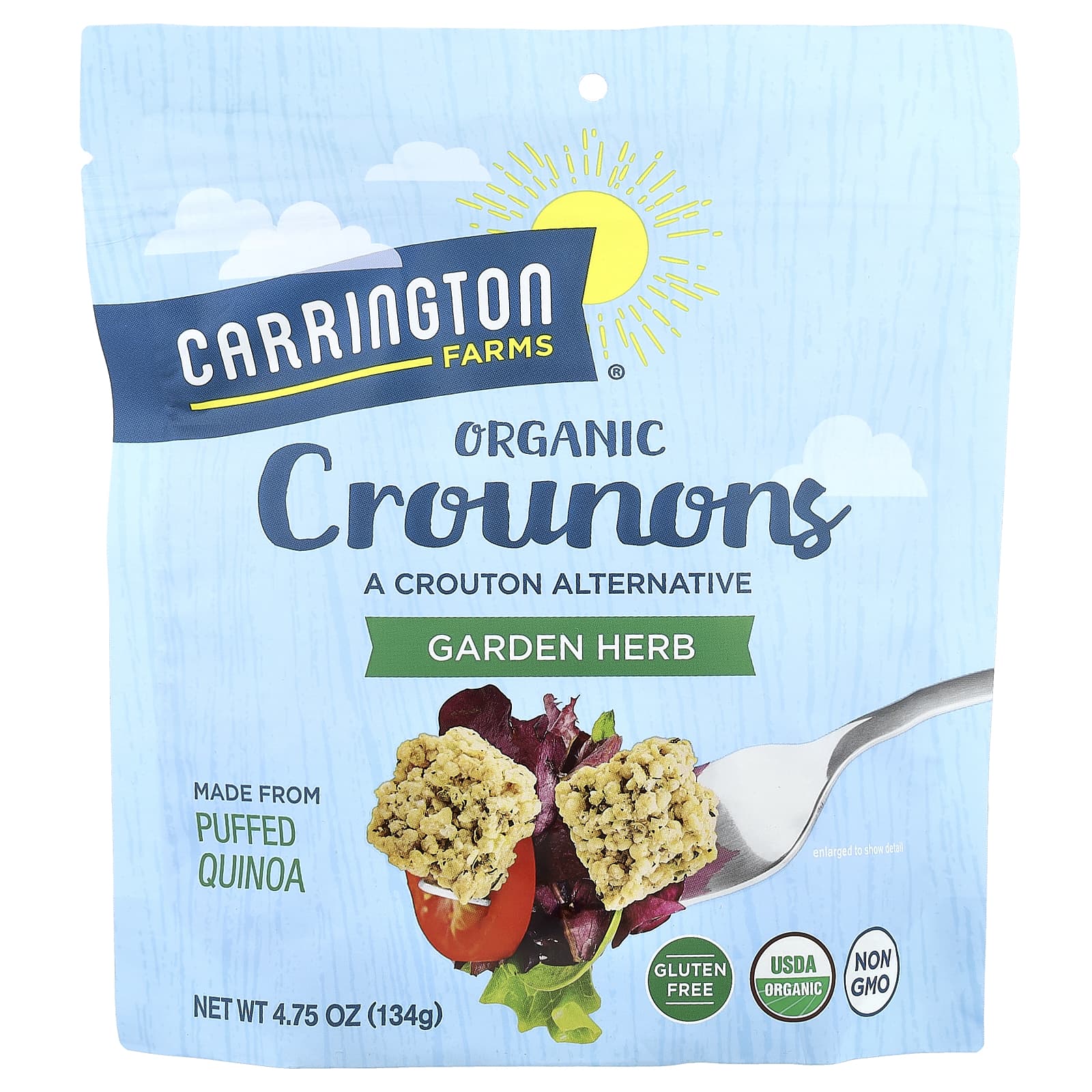 Organic Quinoa Croutons | Gluten Free, Non GMO | Carrington Farms - Image 1