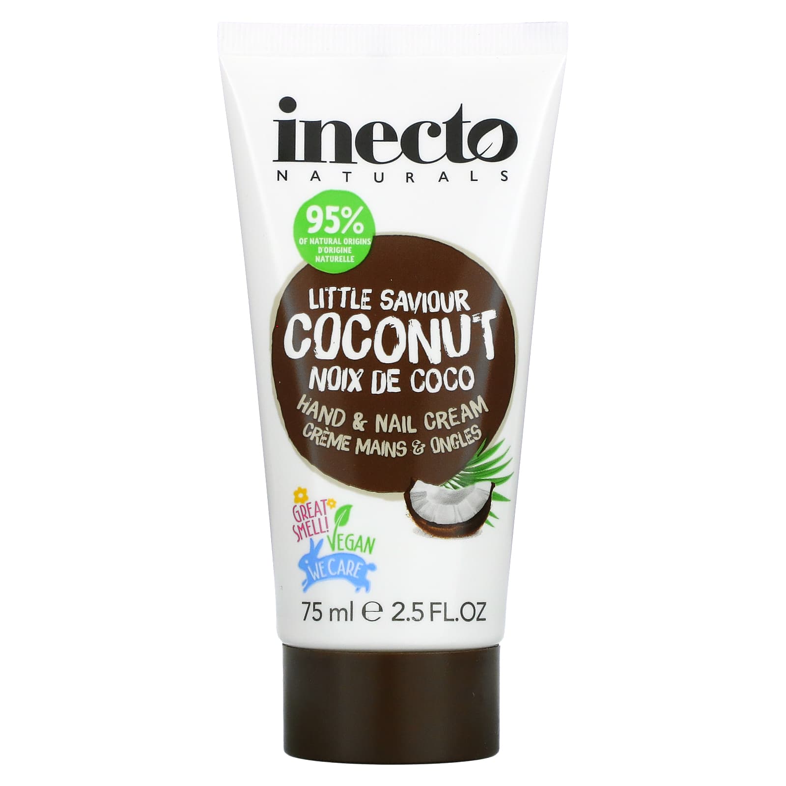 Nourishing Coconut Hand & Nail Cream by Inecto - Dry Skin Relief - Image 1