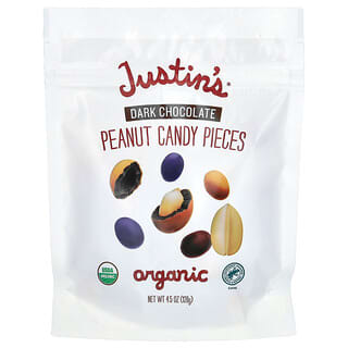 Dark Chocolate Peanut Candy Pieces by Justin's, Organic & Gluten-Free