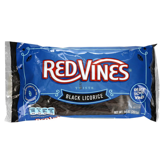 Red Vines, Twists, Black Licorice, 14 oz (397 g) - Image 1