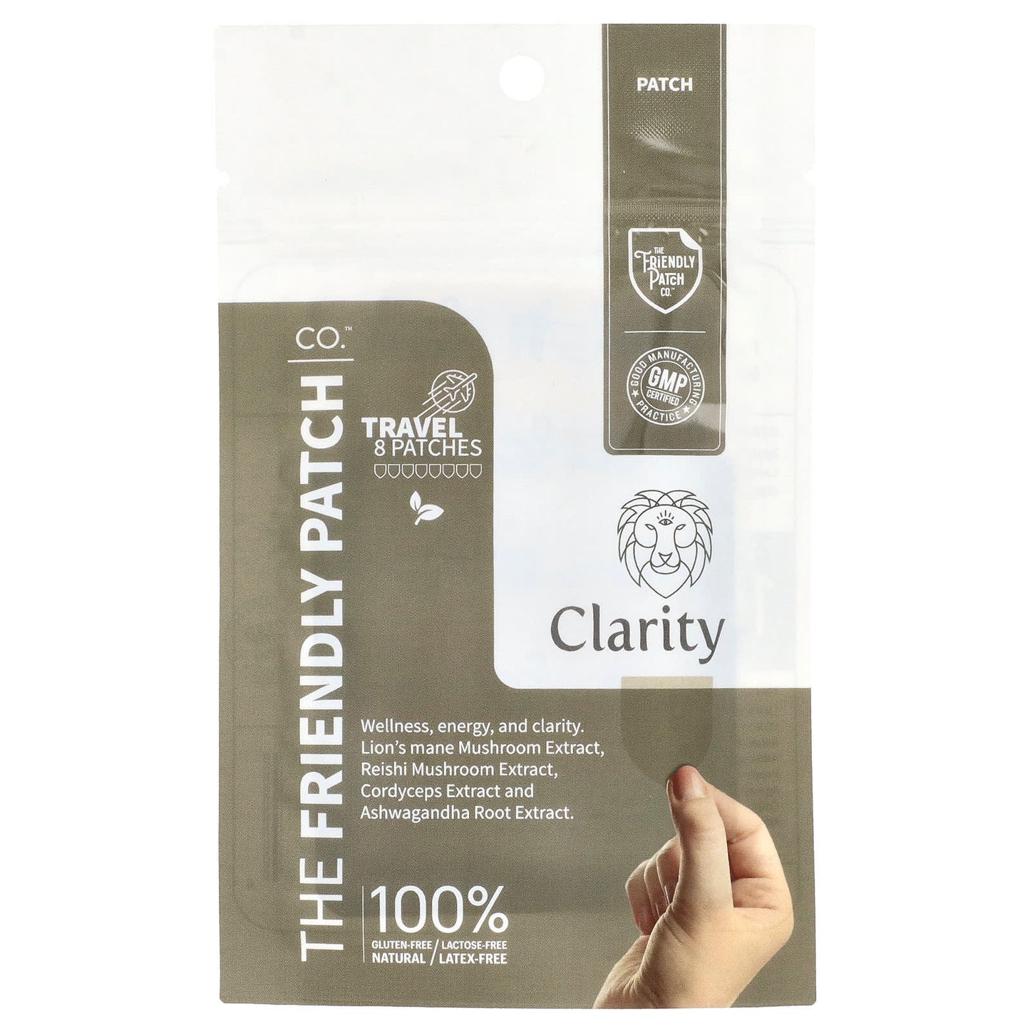 The Friendly Patch, Travel Patches, Clarity, 8 Patches - Image 1