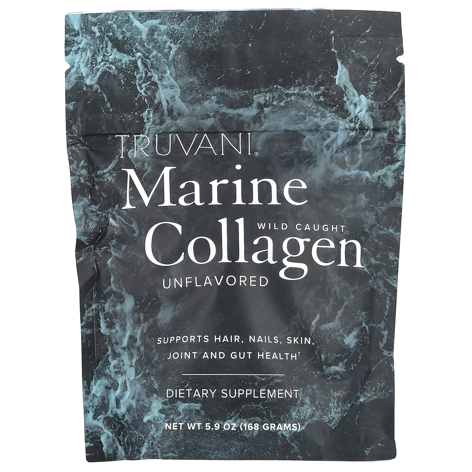 Truvani, Wild Caught Marine Collagen, Unflavored, 5.9 oz (168 g) - Image 1