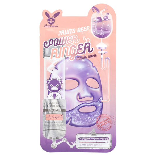 Elizavecca Fruits Deep Power Ringer Beauty Mask Pack for Glowing Skin - Image 1