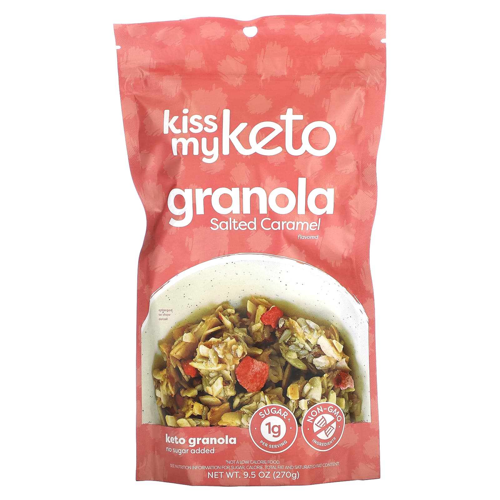 Kiss My Keto, Granola, Salted Caramel, 9.5 oz (270 g) - Image 1