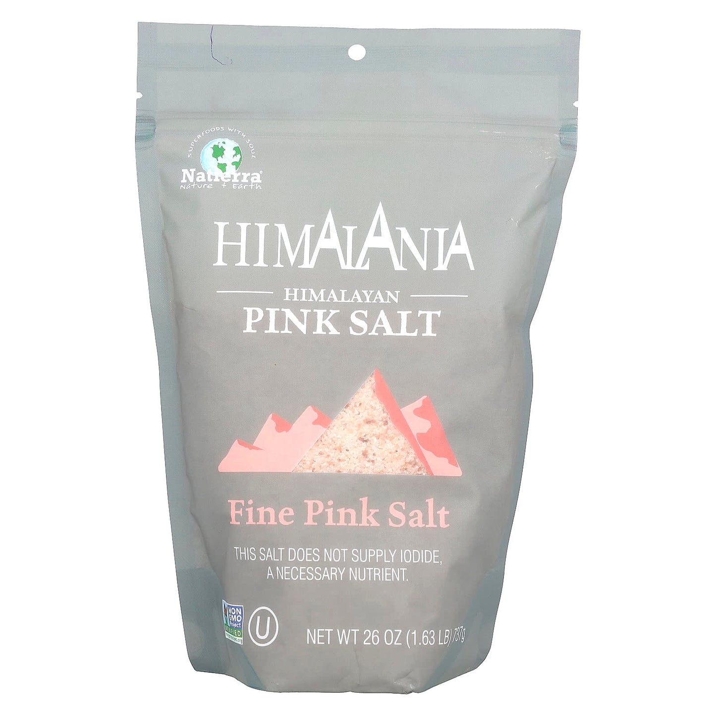 <strong>Himalania</strong> Himalayan Pink Salt, Fine, 26 oz (737 g) - Add Elegance to Your Table - Image 1