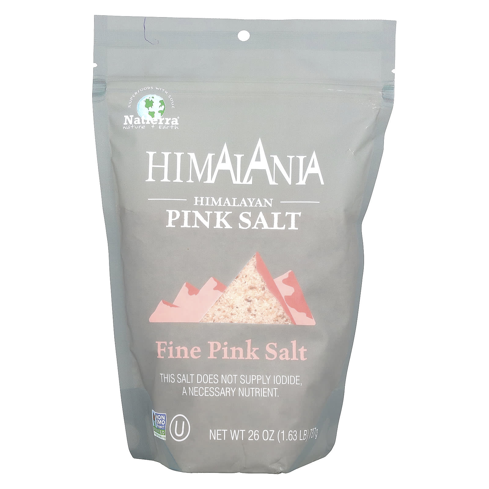 <strong>Himalania</strong> Himalayan Pink Salt, Fine, 26 oz (737 g) - Add Elegance to Your Table - Image 1