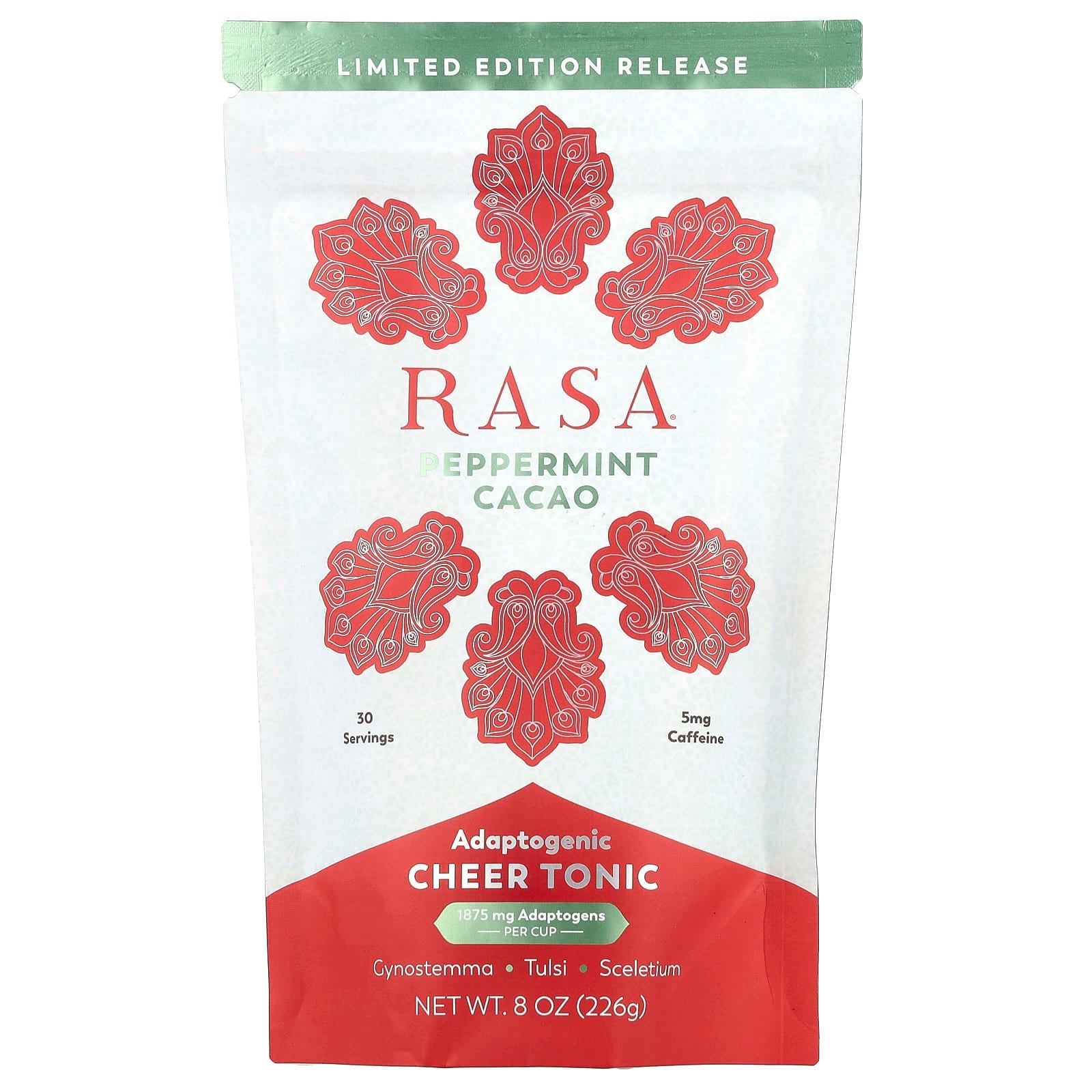Rasa, Adaptogenic Cheer Tonic, Peppermint Cacao, 8 oz (226 g) - Image 1