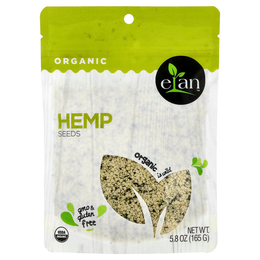 Nourishing Organic Hemp Seeds by Elan, 165g - Image 1