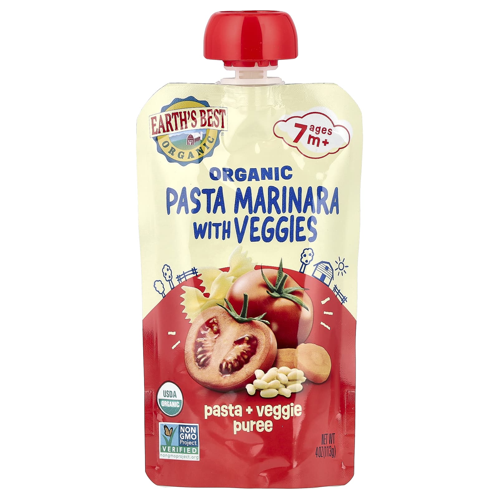 Organic Pasta + Veggie Puree for Babies by Earth's Best - Image 1