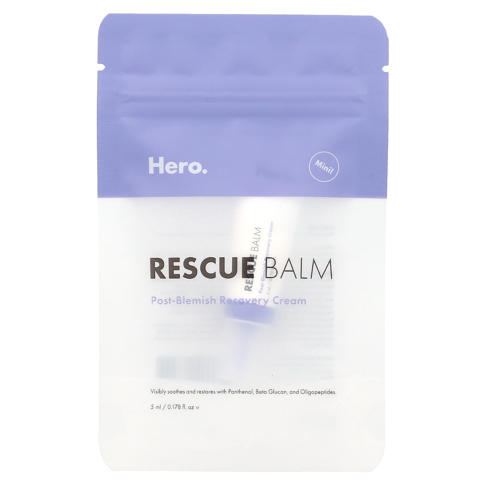 Hero Cosmetics Rescue Balm Mini - Fast Blemish Recovery Cream - Image 1